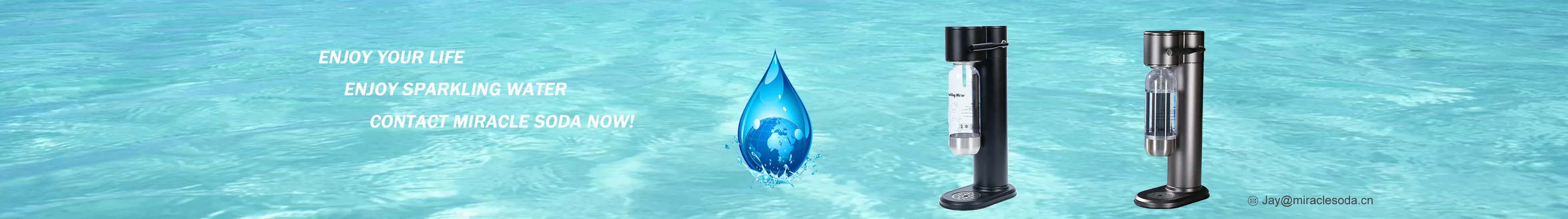 Plastic Manual Soda Maker - Sparkling Water Machine Wholesale Banner
