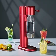 Máquina de Agua Espumosa Manual Soda Maker 05 Rojo